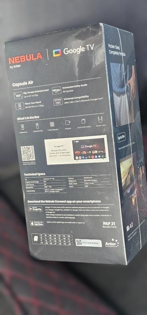 週末値下【新品未開封】NEBULA Capsule Air 【シュリンク未開封】