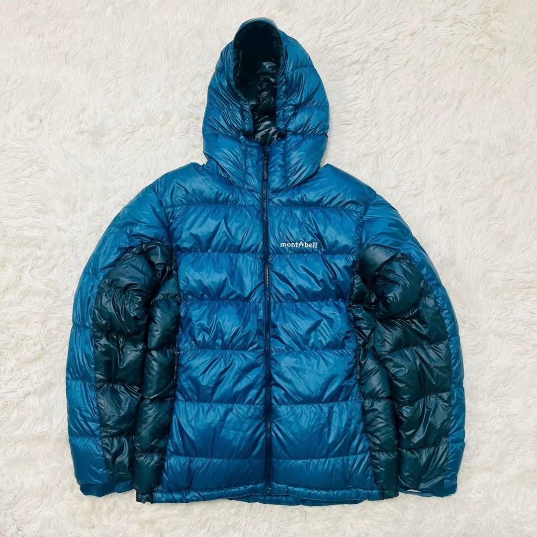 モンベル　アルパインダウンパーカ M　ダークマラード/ダークスタッフバッグなし