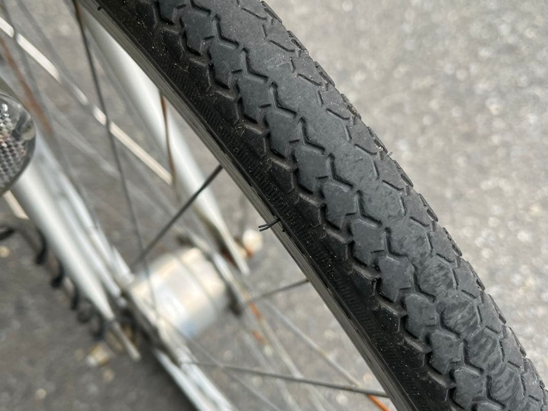 F*r様 〓中古LEDオートライト自転車★26インチ★シルバー★※注※配達地域限