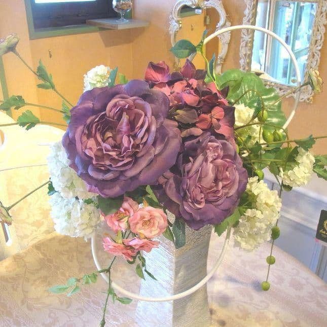 新品アルテ・デ・ラ・フロール 豪華！大型アレンジフラワーガーデン 造花ゴージャス