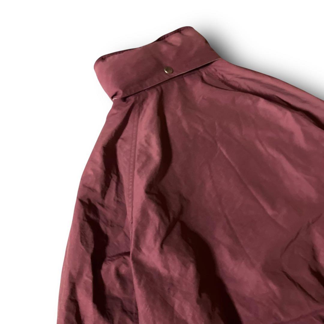 koo様☆vintageウォームアップジャケット短丈フーディナイロンブルゾンバー