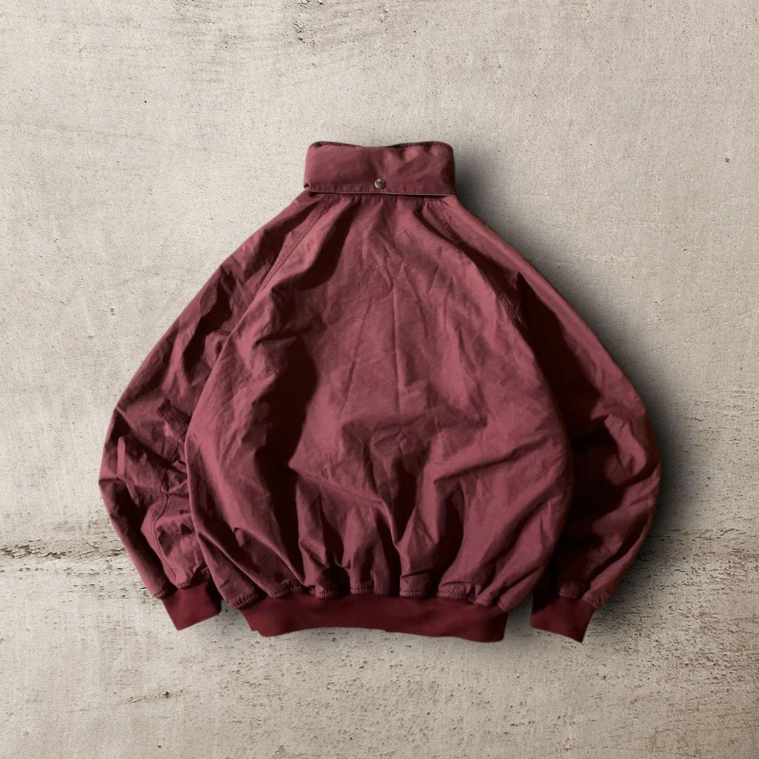 koo様☆vintageウォームアップジャケット短丈フーディナイロンブルゾンバー