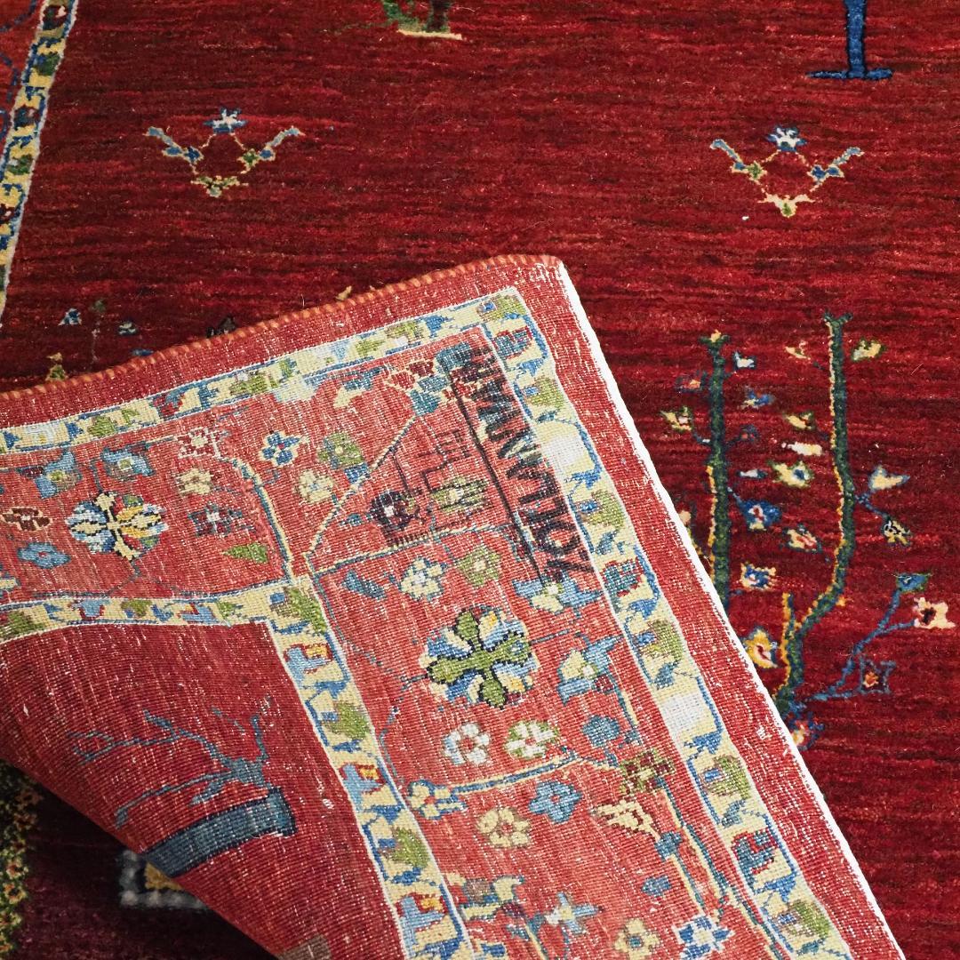 ゾランヴァリ　ギャッベ（ルリバフ）　229×167ｃｍ