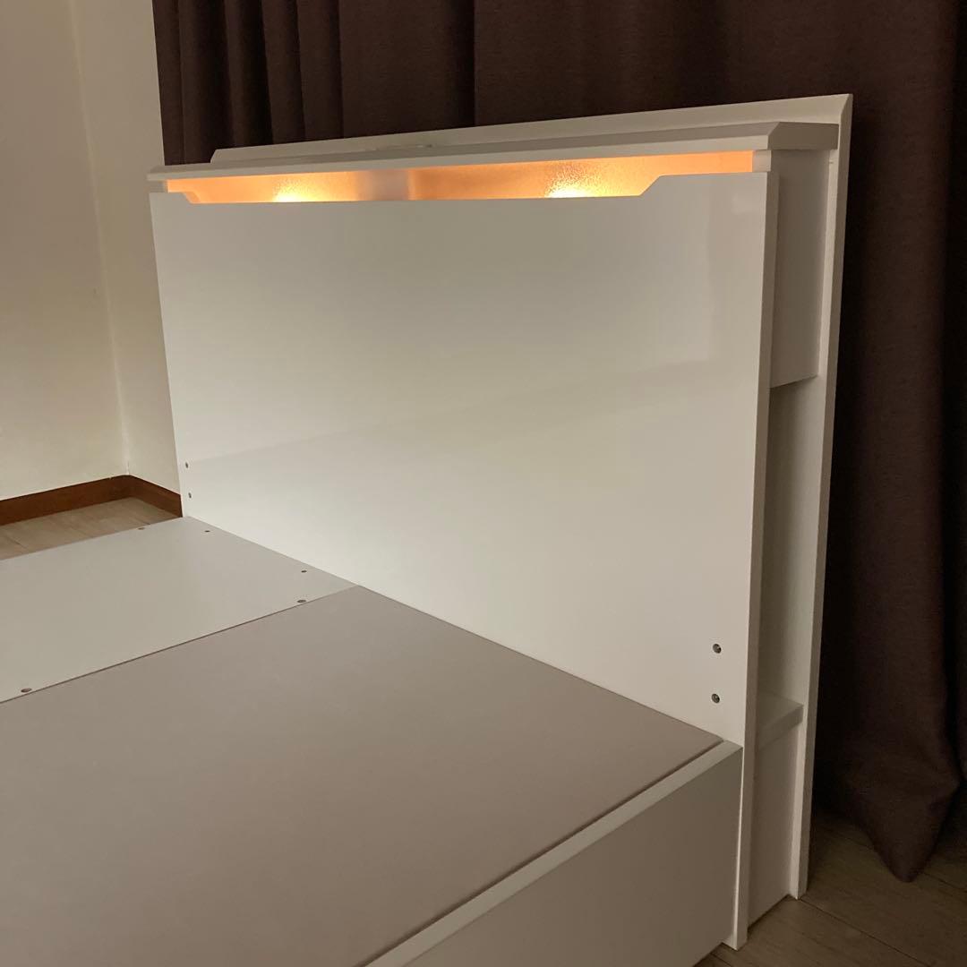 【自社配送エリア限定販売】ニトリ/多機能セミダブルサイズベッドフレーム②