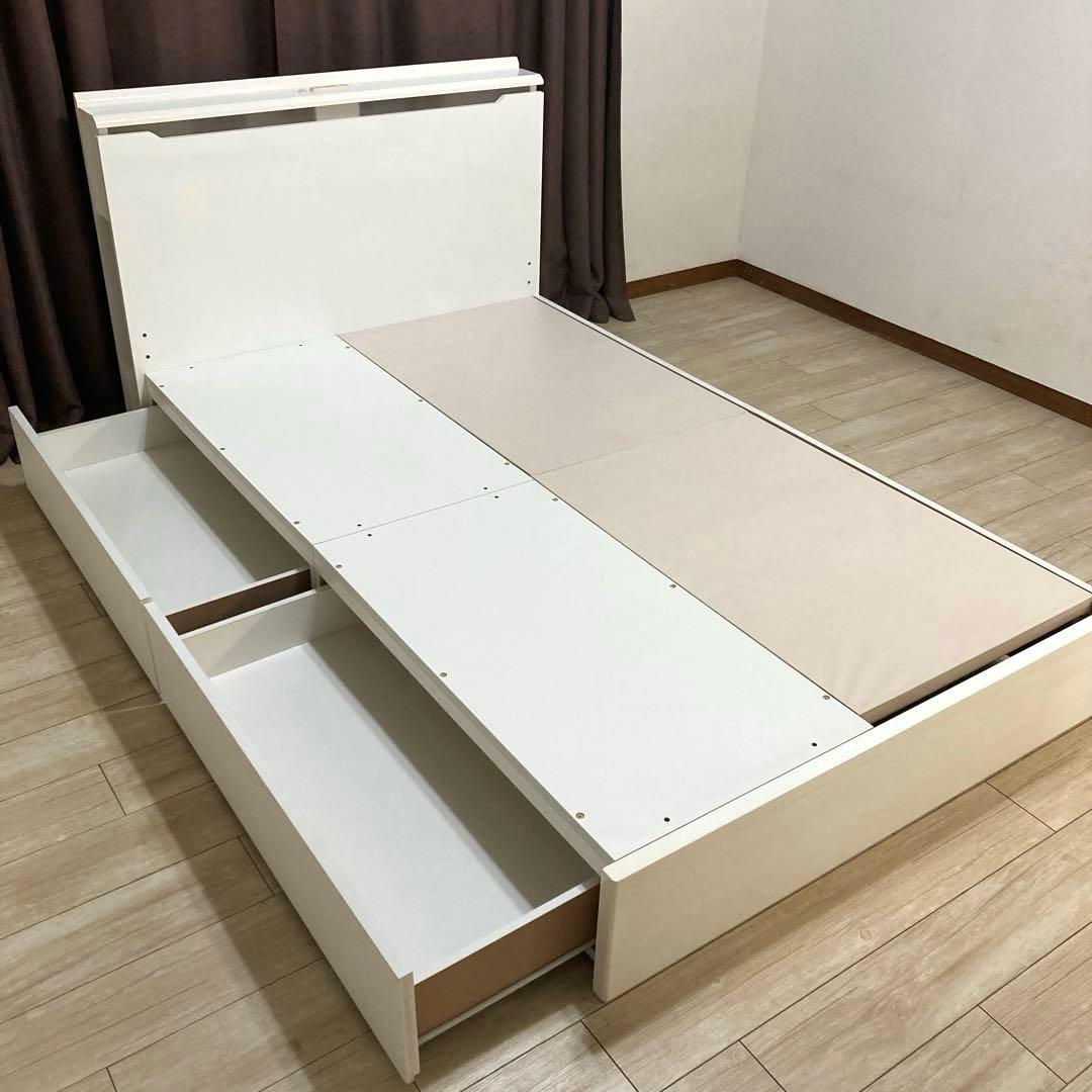 【自社配送エリア限定販売】ニトリ/多機能セミダブルサイズベッドフレーム②