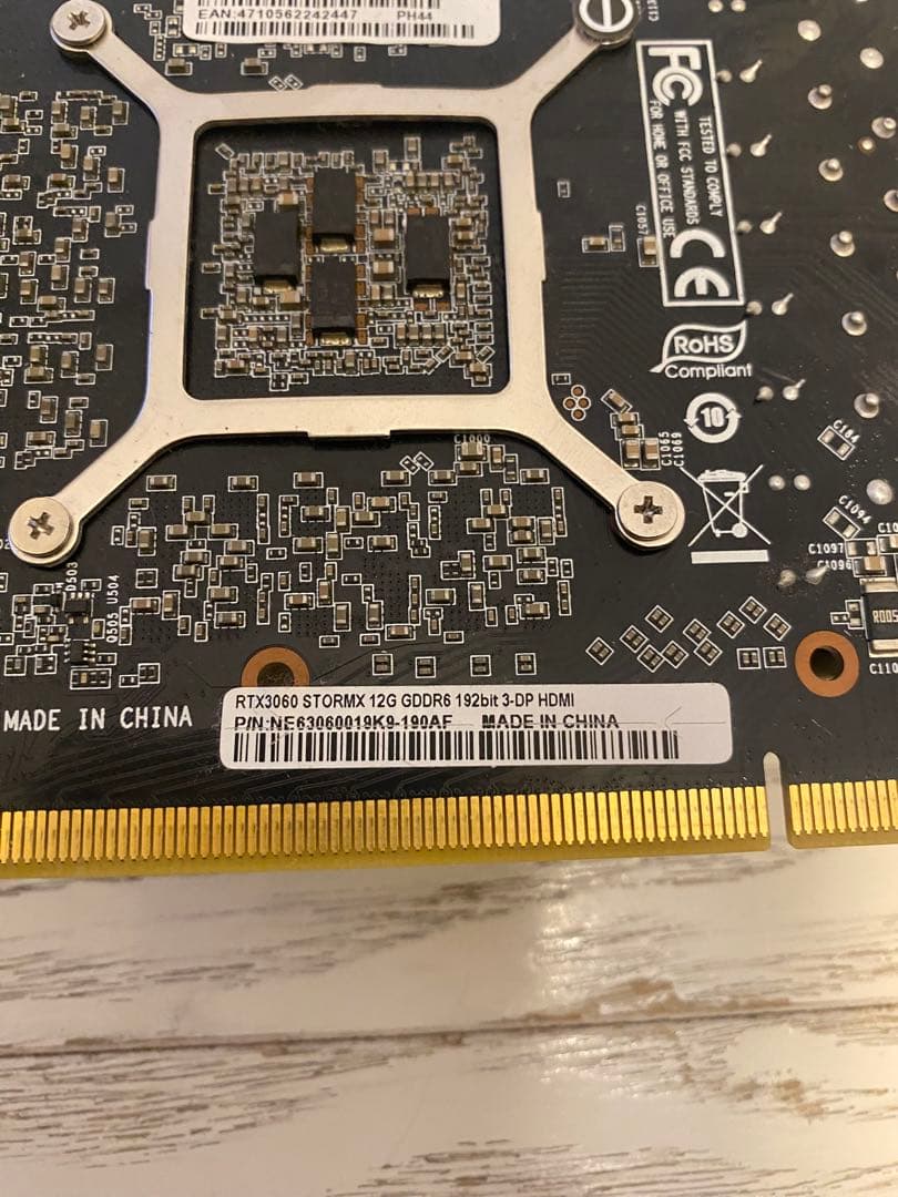 RTX 3060 12GB GDDR6 グラフィックボード