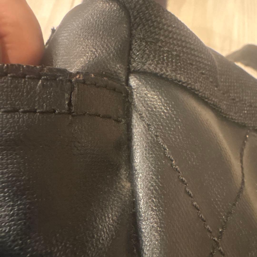 格安正規品新宿伊勢丹購入CHANEL パリビアリッツ　ハンドバッグ　黒