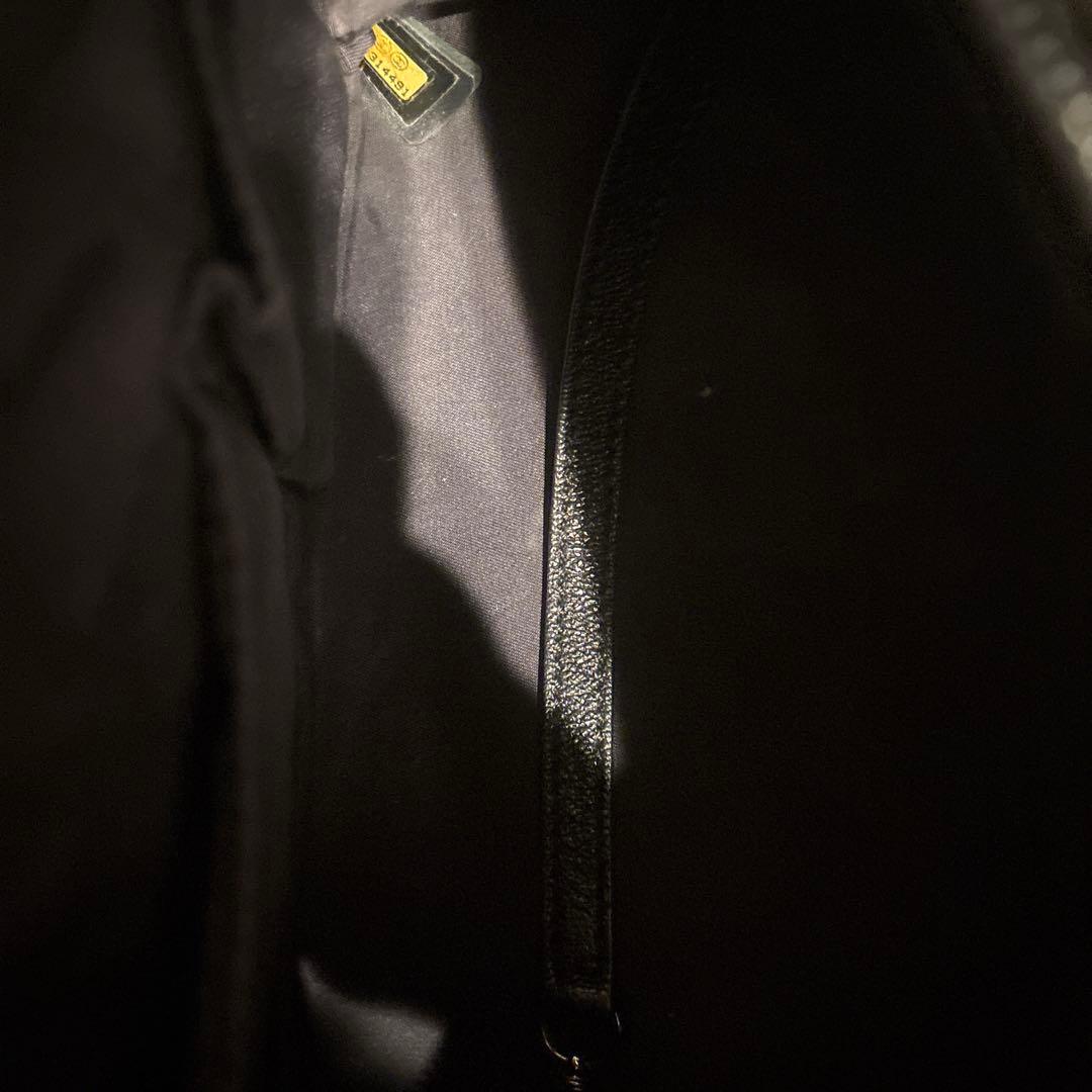 格安正規品新宿伊勢丹購入CHANEL パリビアリッツ　ハンドバッグ　黒