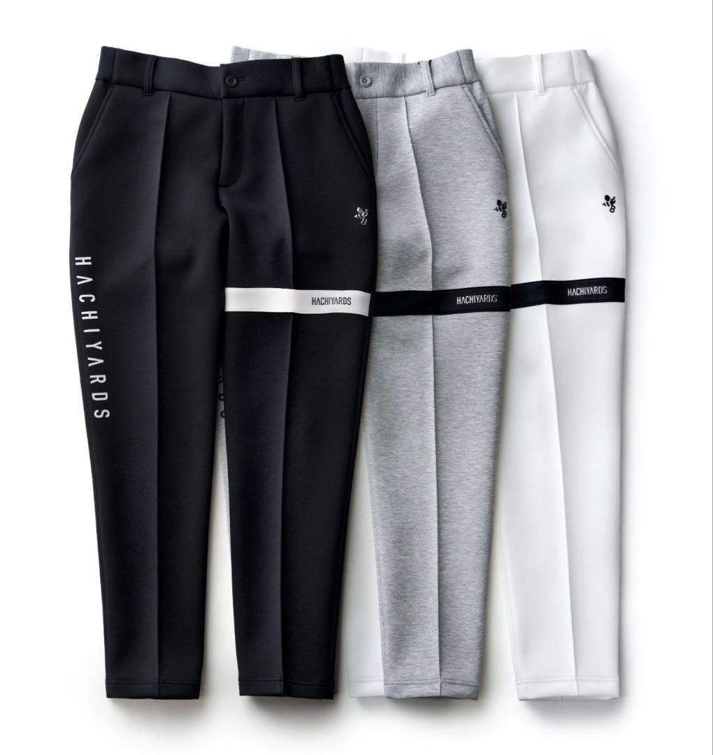 8YARDS ブラック ストレートパンツ Lサイズ