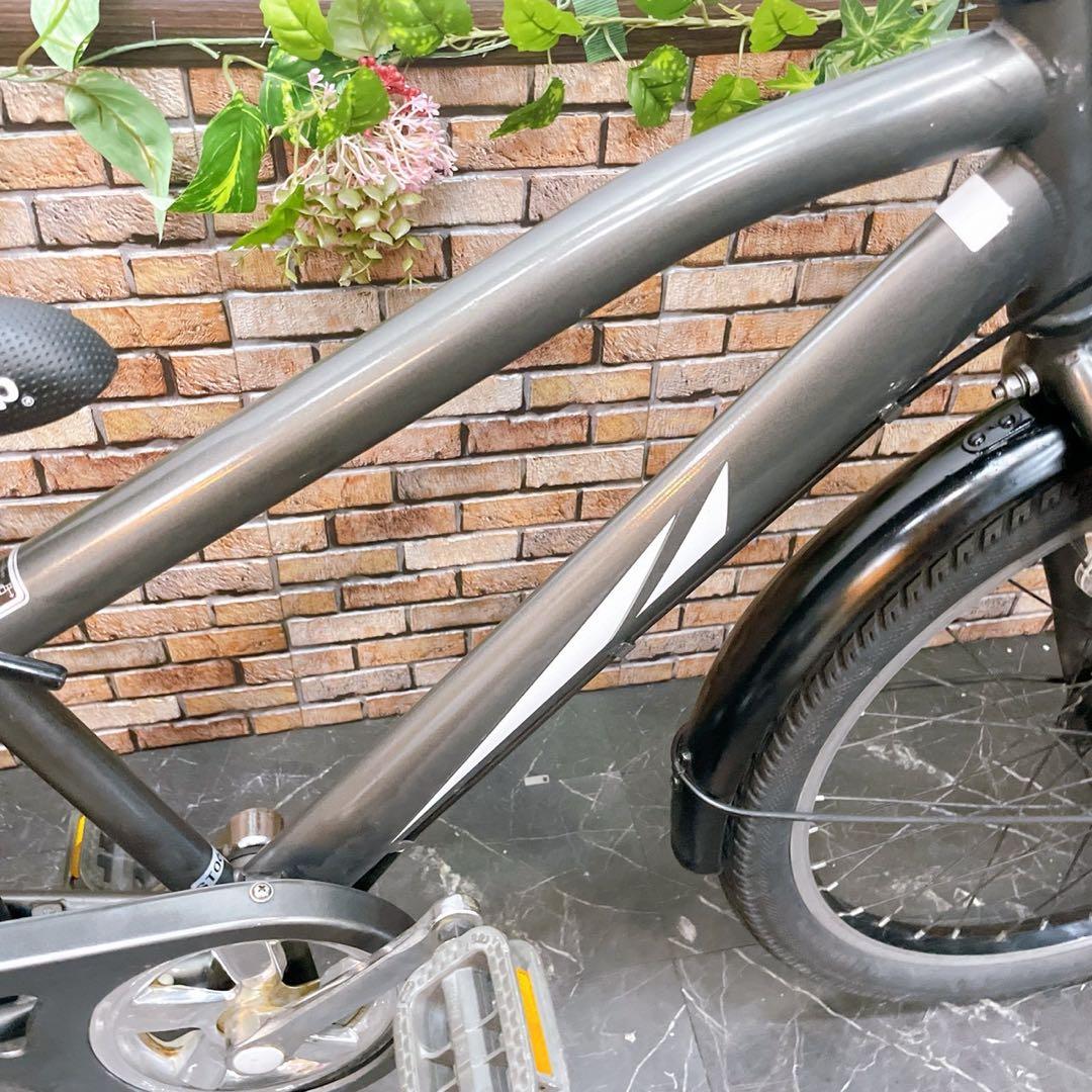 【94】子供用自転車 子供車 グレー系 22インチ