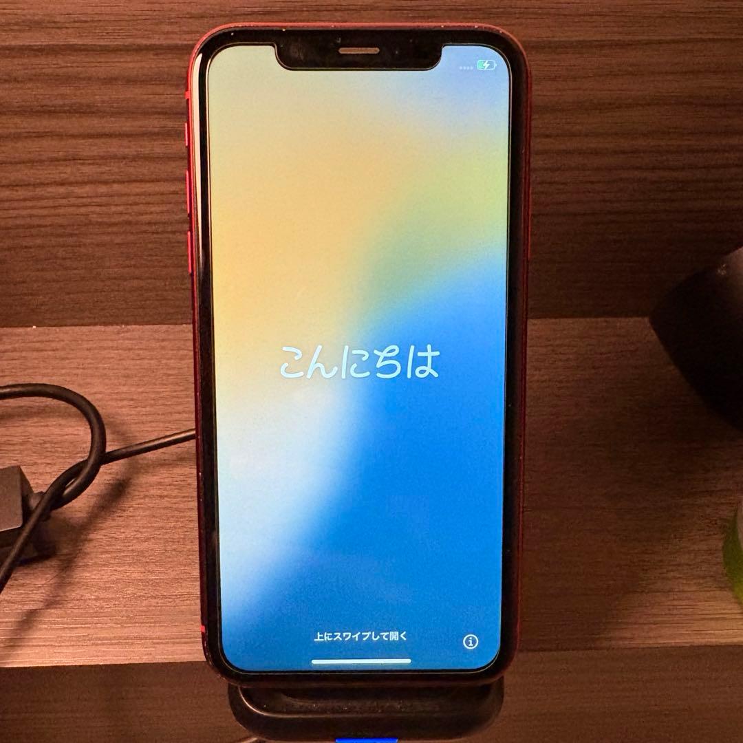 【美品】iPhoneXR 128GB 本体 バッテリー最大容量100％