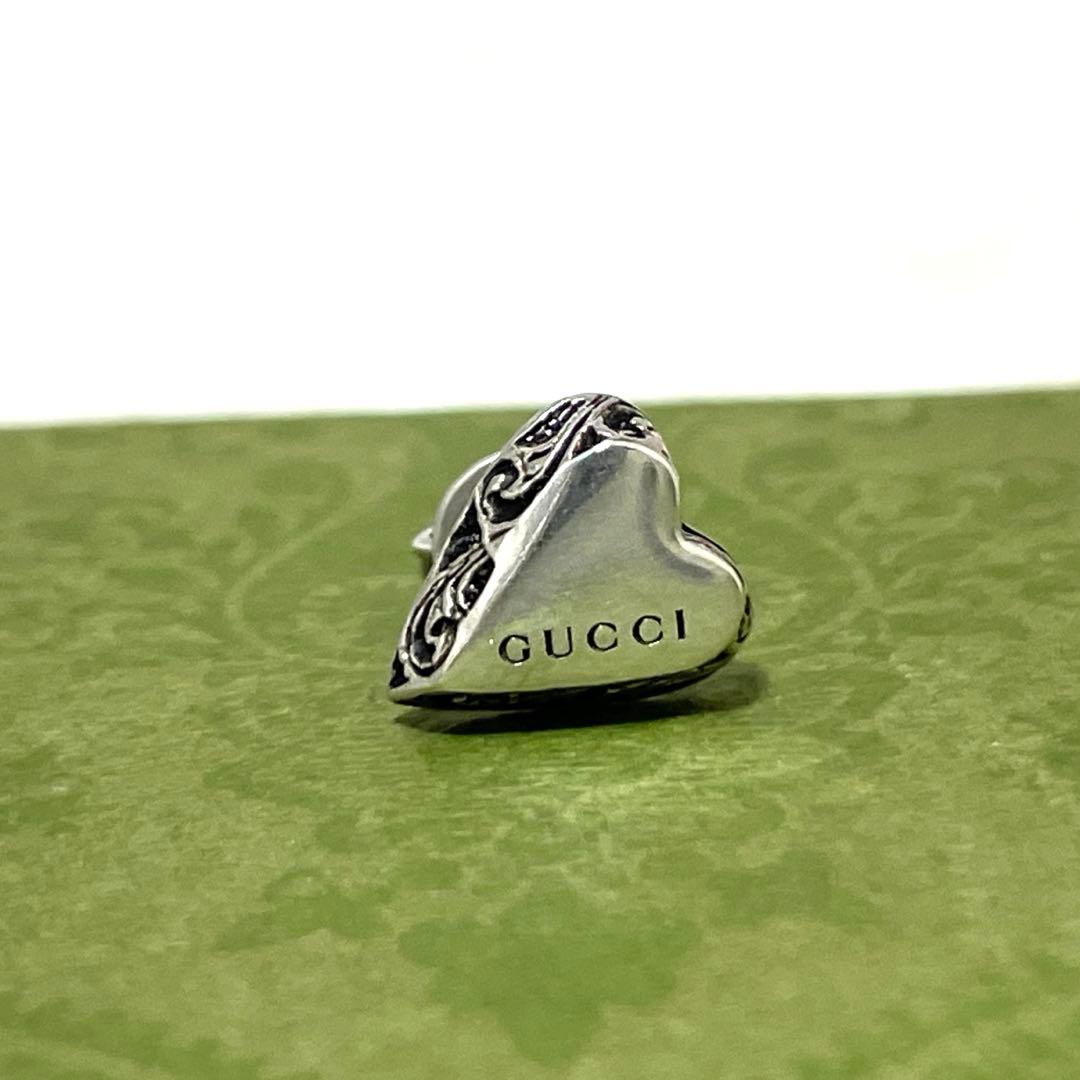 【極美品】グッチ　ハートピアス片耳　アラベスク　メンズ/レディース