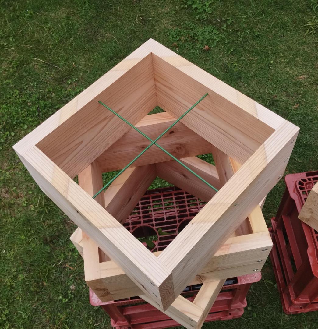 【継箱オーダーメイド承ります！】日本ミツバチ 重箱式巣箱用継箱 足し箱 受注生産