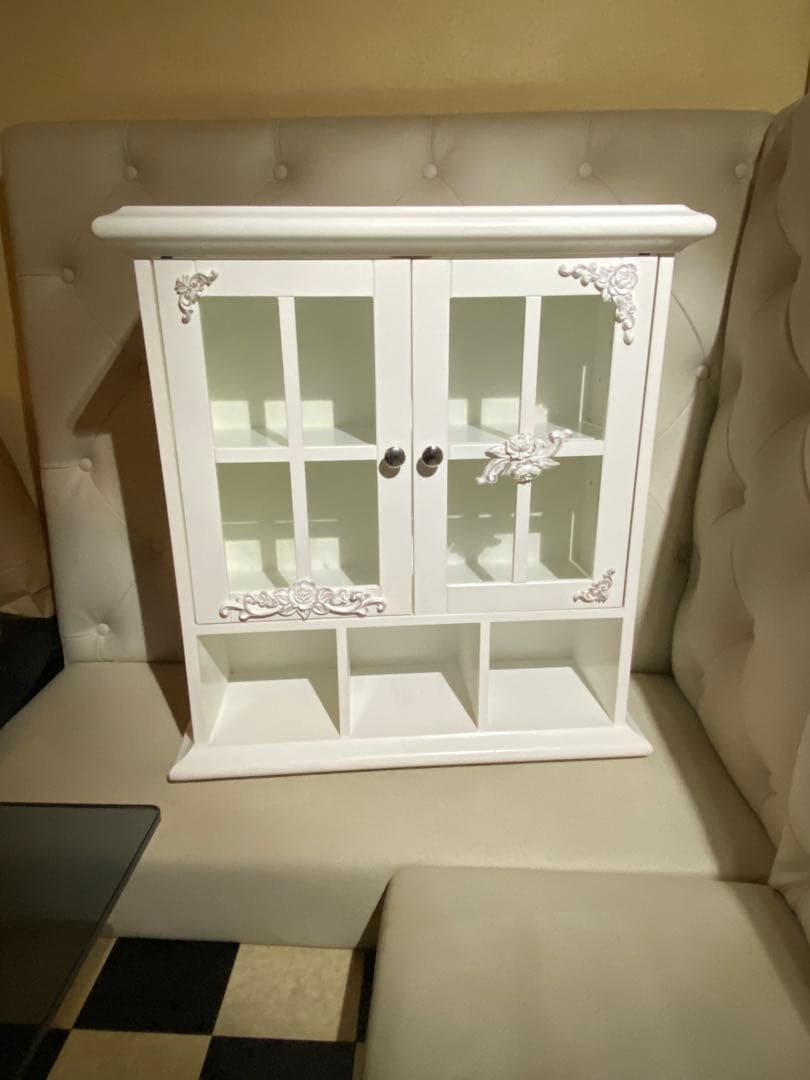 便利な収納スツール ボックス♦️アメリカン ヴィンテージ風♦️ロココシャビー♦️送料込