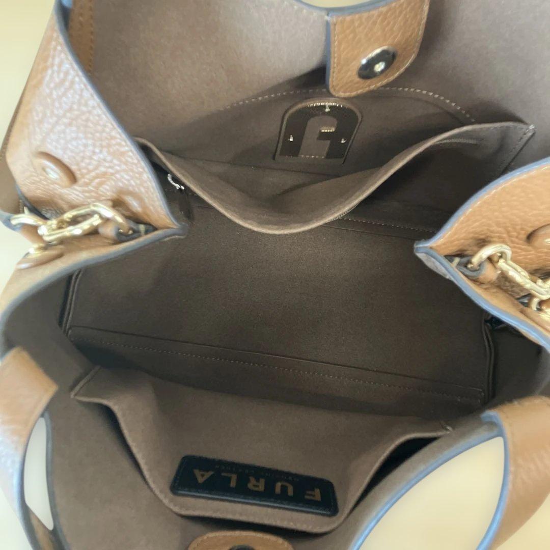 FURLA フルラ プリムラ ホーボー ツートン ショルダーバッグ 2WAY