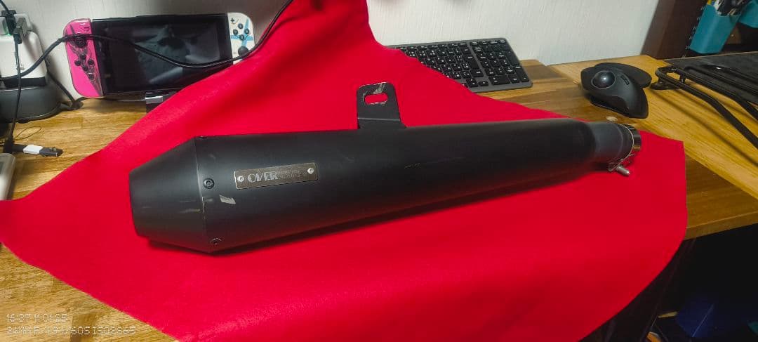 凹み無し！レブル MC49オーバーレーシング SSメガホンマフラー スリップオン