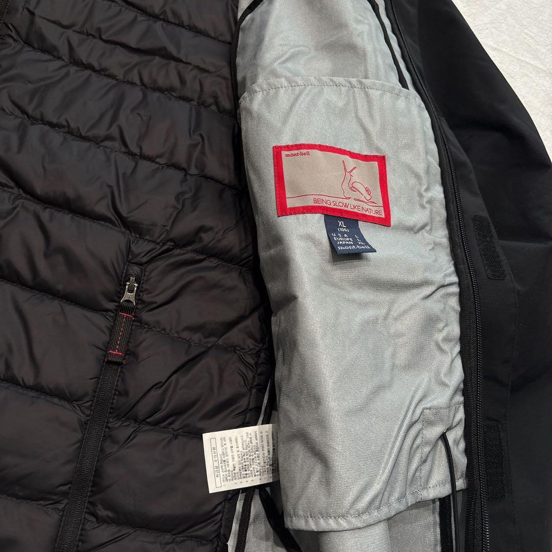 モンベル 衣類 メンズ ジャケット 105(XL) ブラック mont-bell