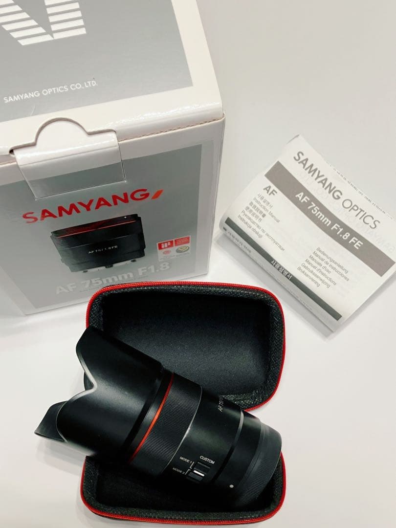 Samyang 75mm 人気 F1.8 AF 美品
