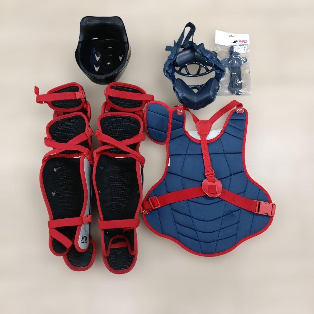 ＳＳＫ 一般 軟式 野球 キャッチャー 防具一式 ４点セット おまけ付き