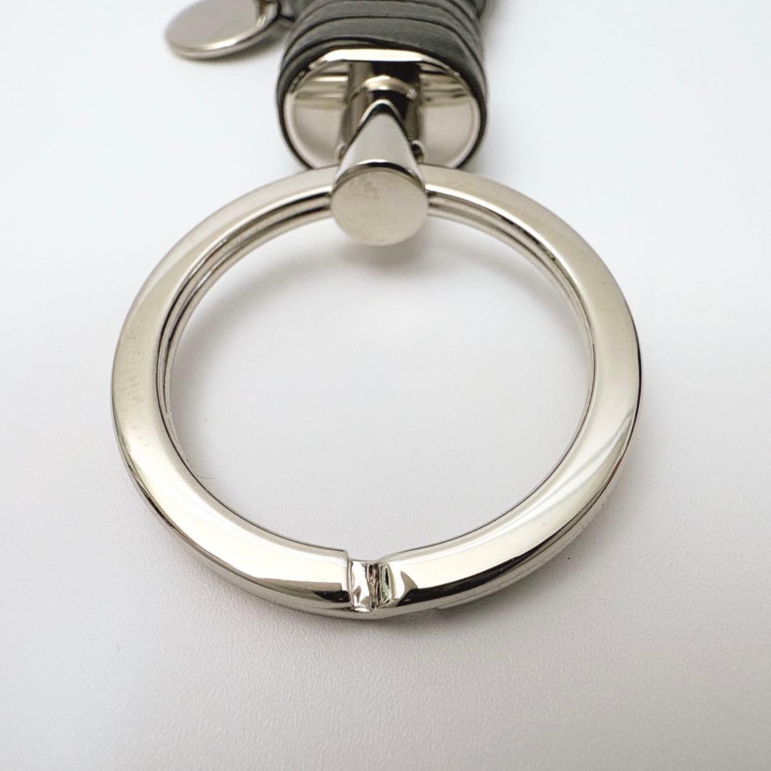 ボッテガヴェネタ イントレチャート キーホルダー キーリング チャーム レザー