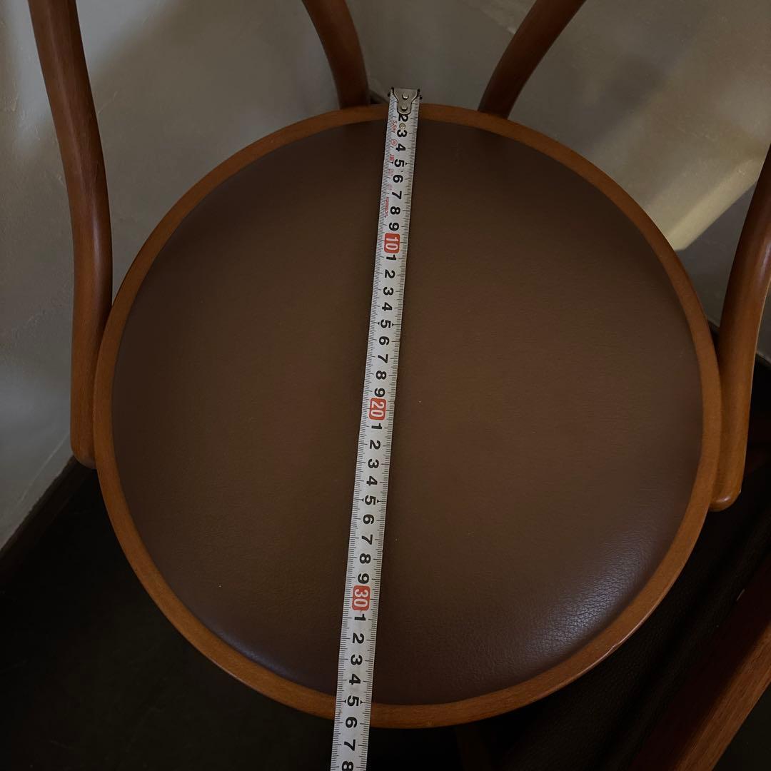 秋田木工　ハイスツール　状態良好　曲木 カウンターチェア 座面高約60cm