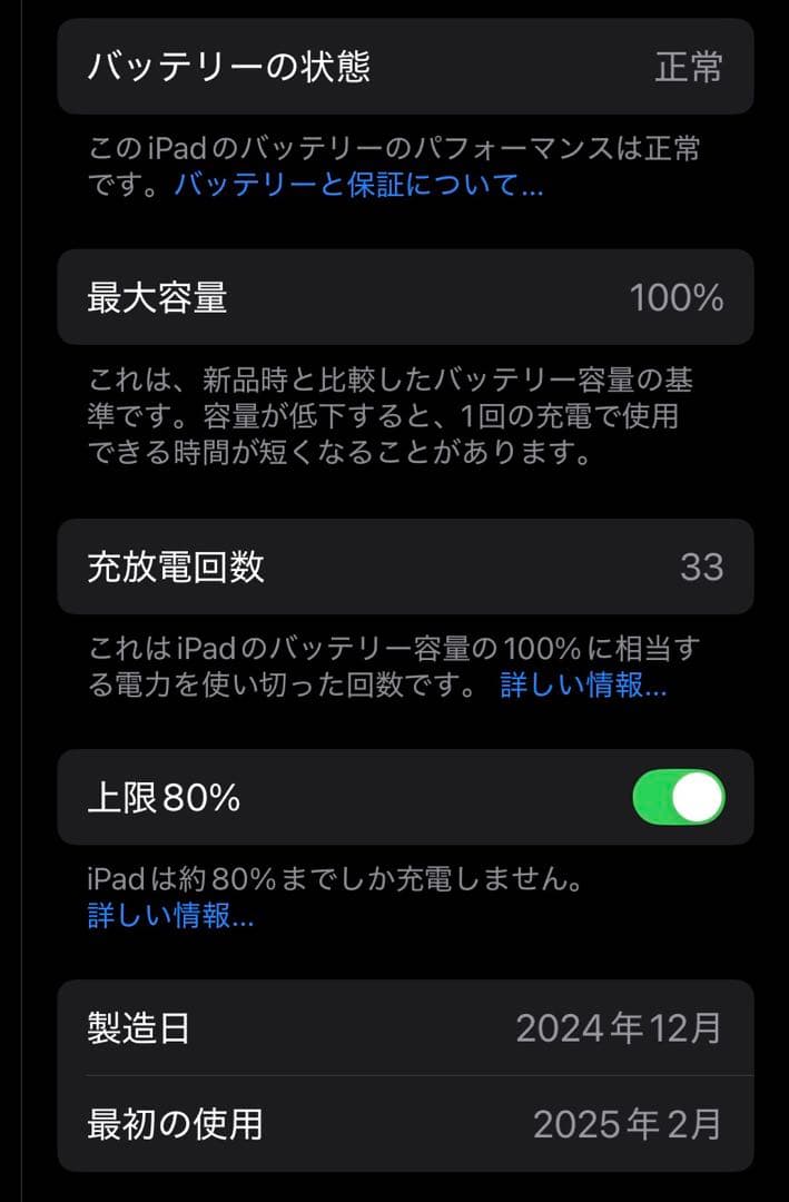 iPad mini 第7世代128GB Wi-Fi ブルー　ケーブル・アダプタ無