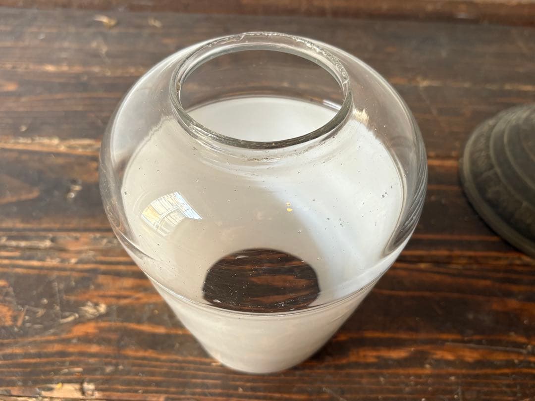 クラシックオイルランプ ガラスシェード レトロ アンティーク アルコールランプ