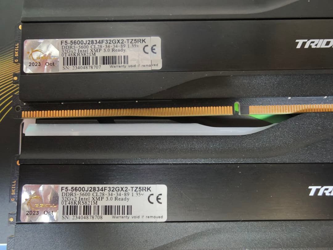 メモリー DDR5 TRIDENT Z5 RGB 64GB 5600