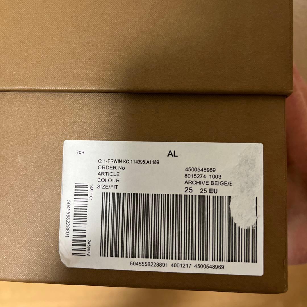 BURBERRY チェック柄 スリッポンスニーカー