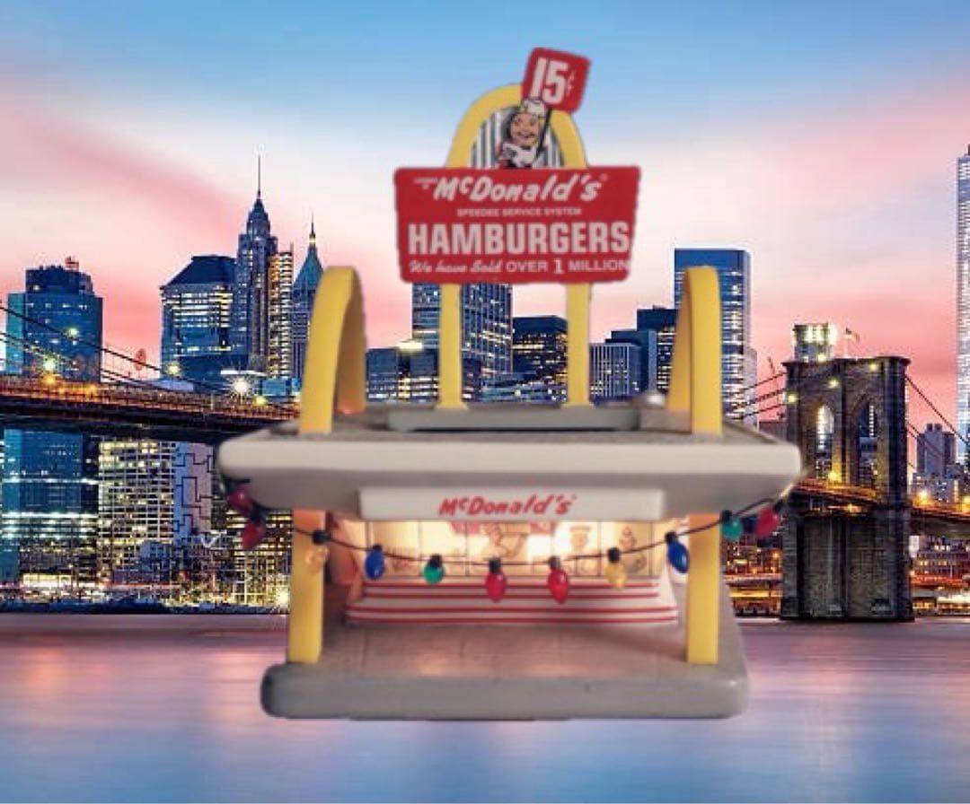 マクドナルド McDonald's ライト付きセラミックレストラン