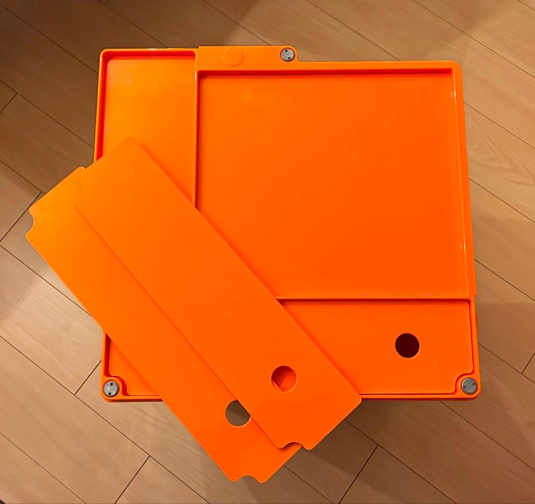 BOBY WAGON ボビーワゴン 3段3トレイ 廃盤\"オレンジ\"収納ラック