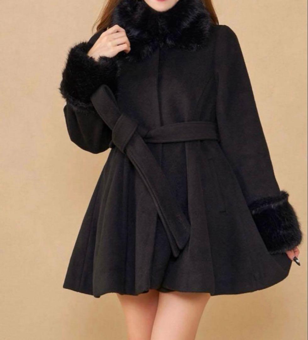 Darich ウエストベルトメルトンコート