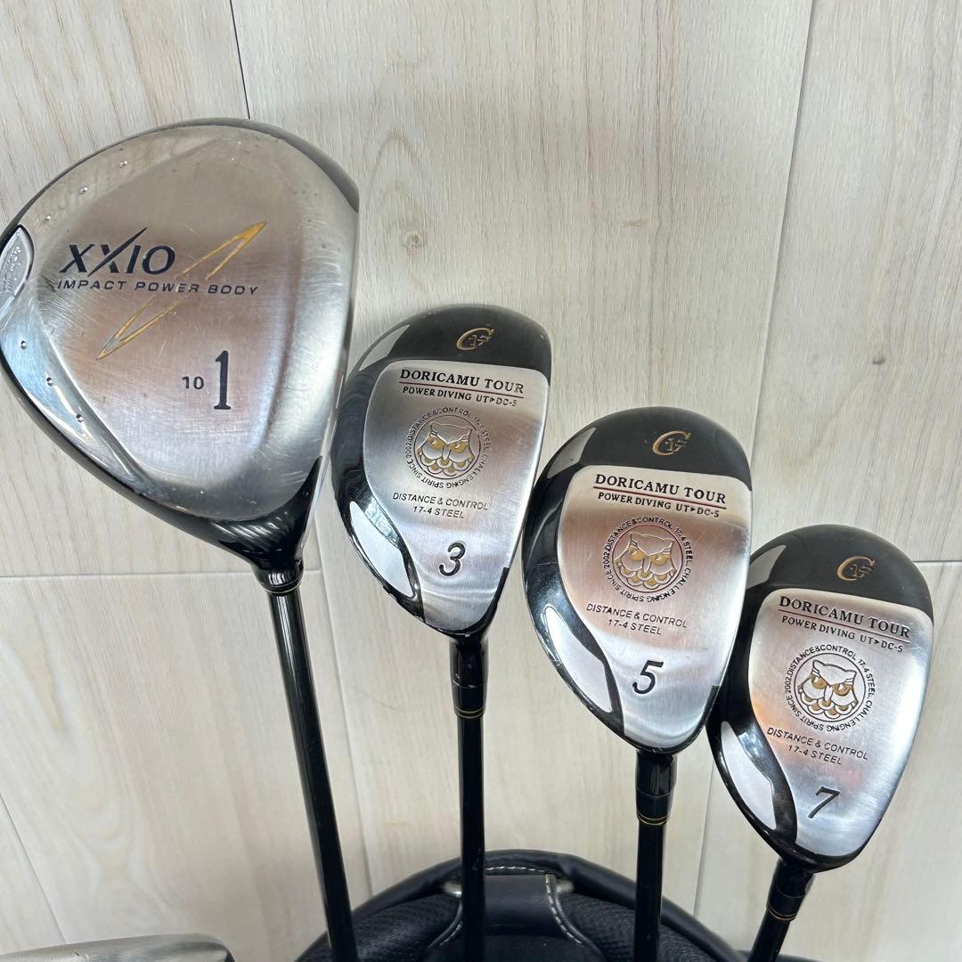 【メンズ右】ダンロップ　ゼクシオDORICAMU TOURメンズゴルフセット