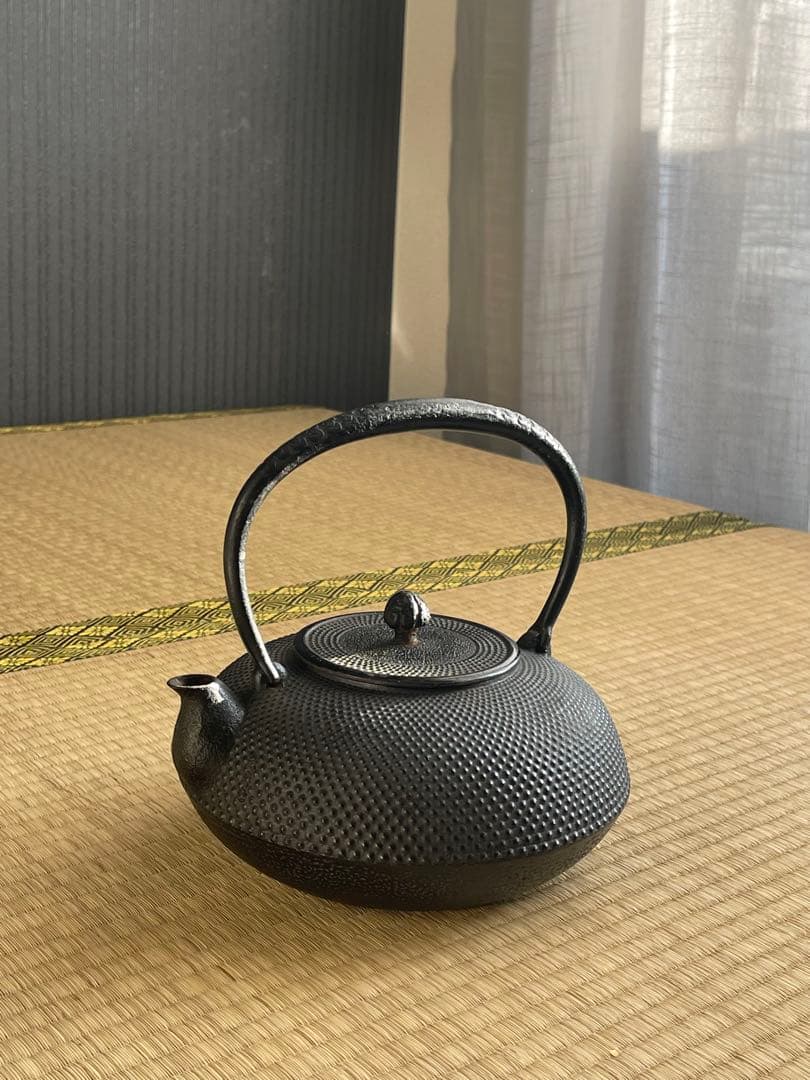 南部鉄器　鉄瓶　光寿堂　未使用　1465g