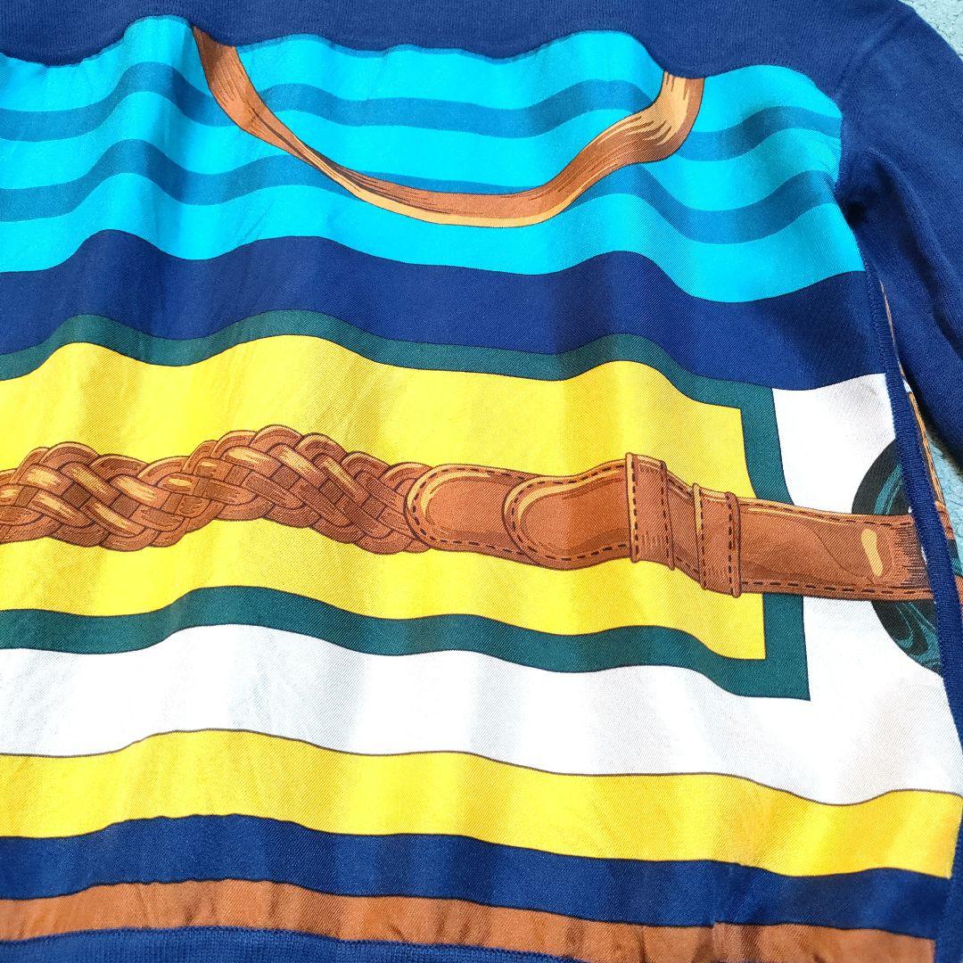 HERMES　エルメス　カーディガン　シルク　レディース