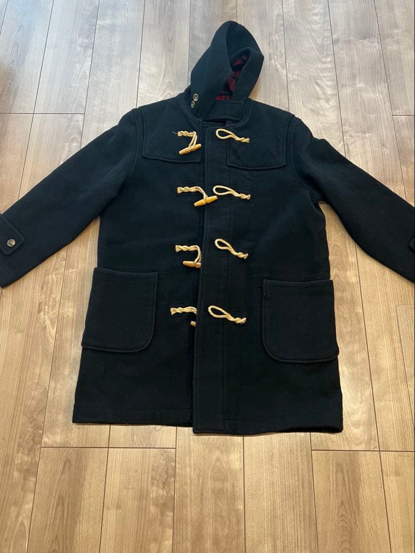 ポロラルフローレン　ヴィンテージ　ダッフルコート　ブラック　希少Mサイズ