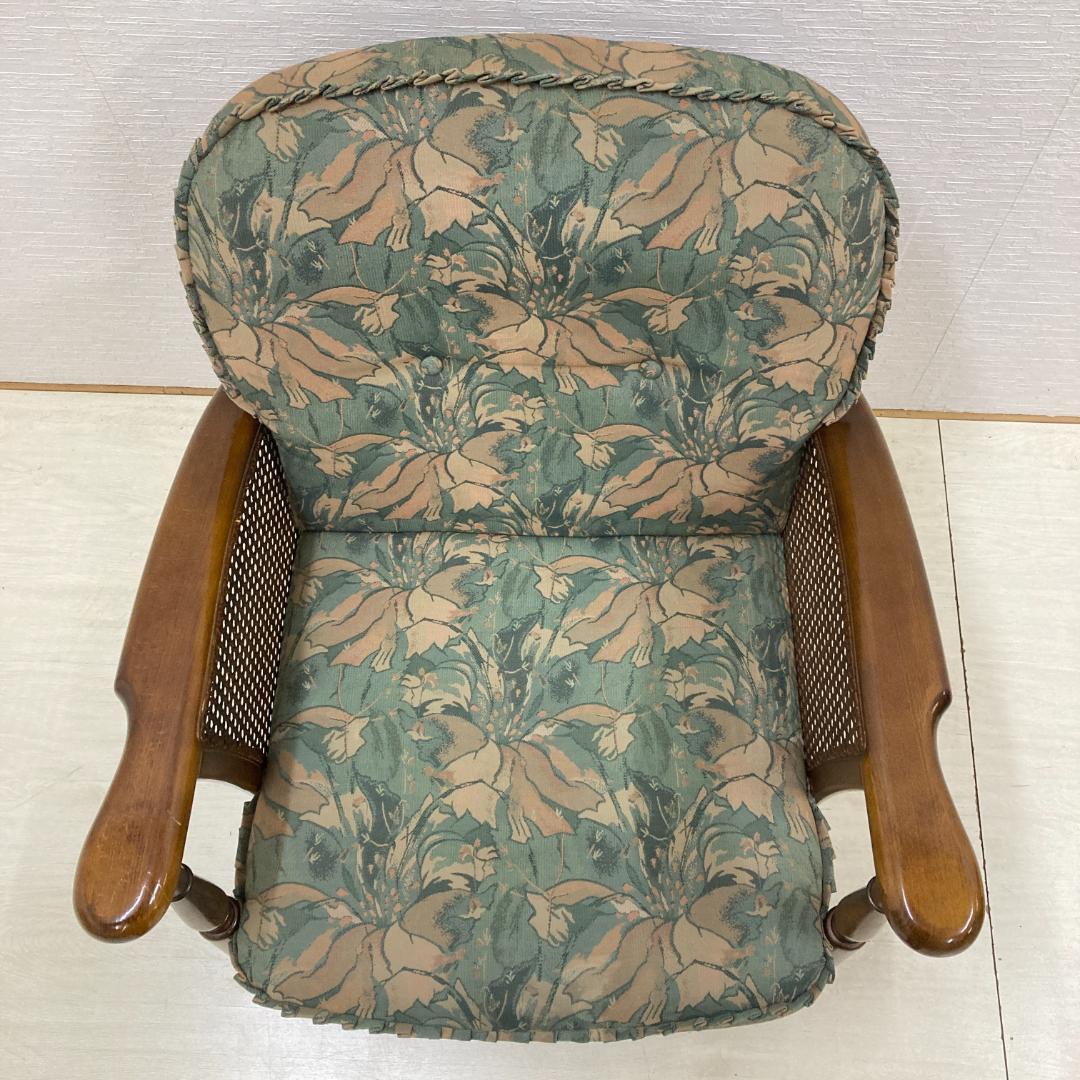 【カリモク】コロニアル　一人掛けソファ　シングルソファ　椅子　２脚セット