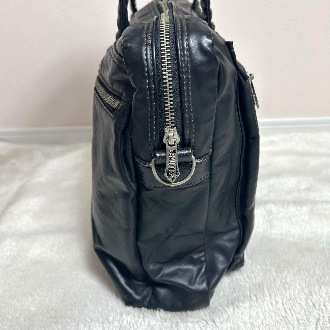 ジャンポールゴルチエ　ブリーフケース　ブラック　A4可　大容量