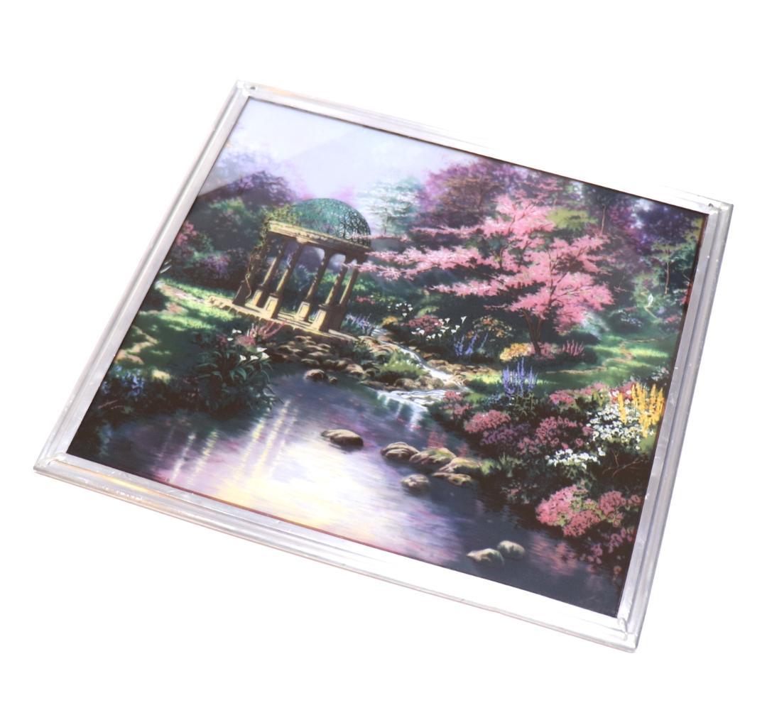 トーマスキンケード ヴィンテージ ステンドグラス 祈りの庭園 グラスマスターズ社