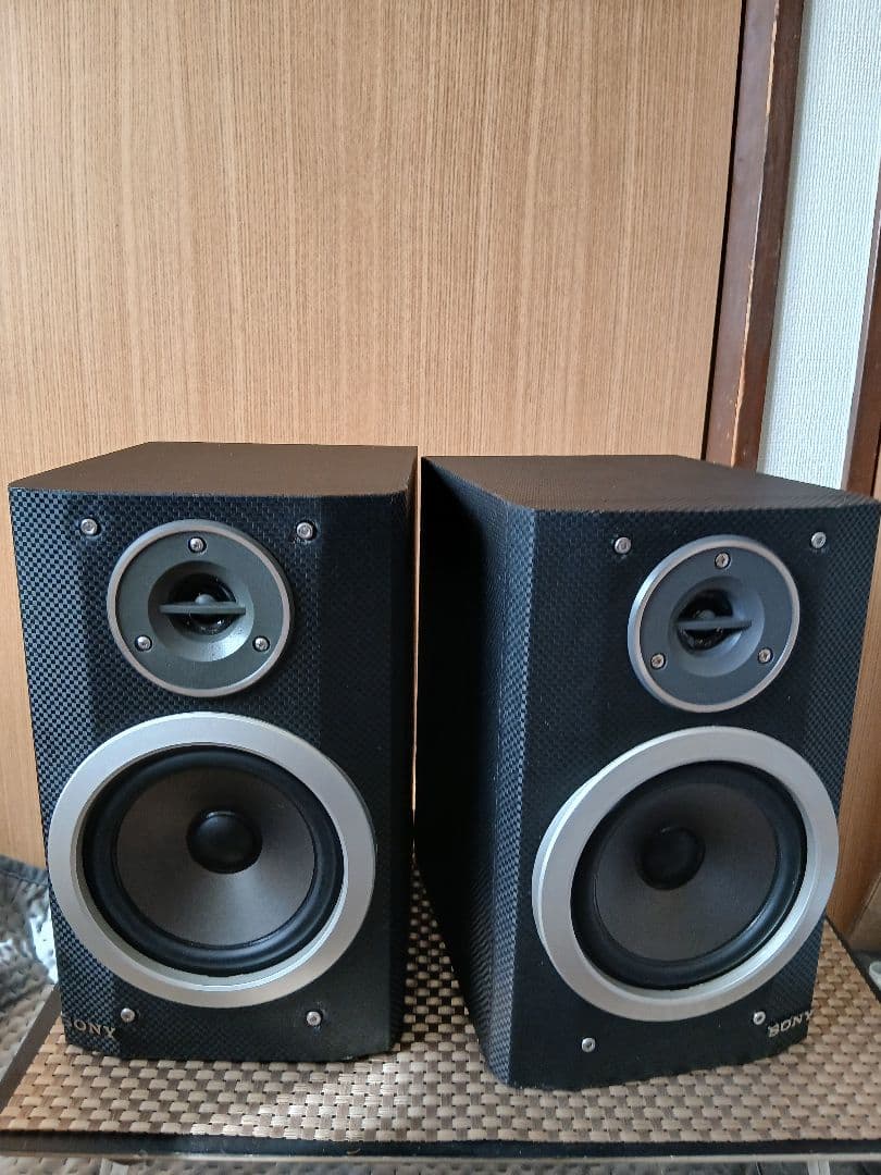 ​【カスタム品】SONY スピーカー SS-CMD373 カーボン調リメイク