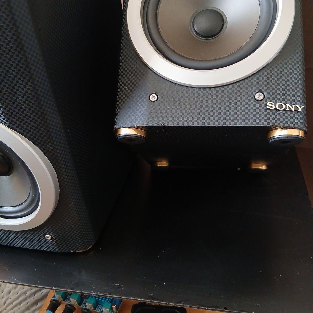 ​【カスタム品】SONY スピーカー SS-CMD373 カーボン調リメイク
