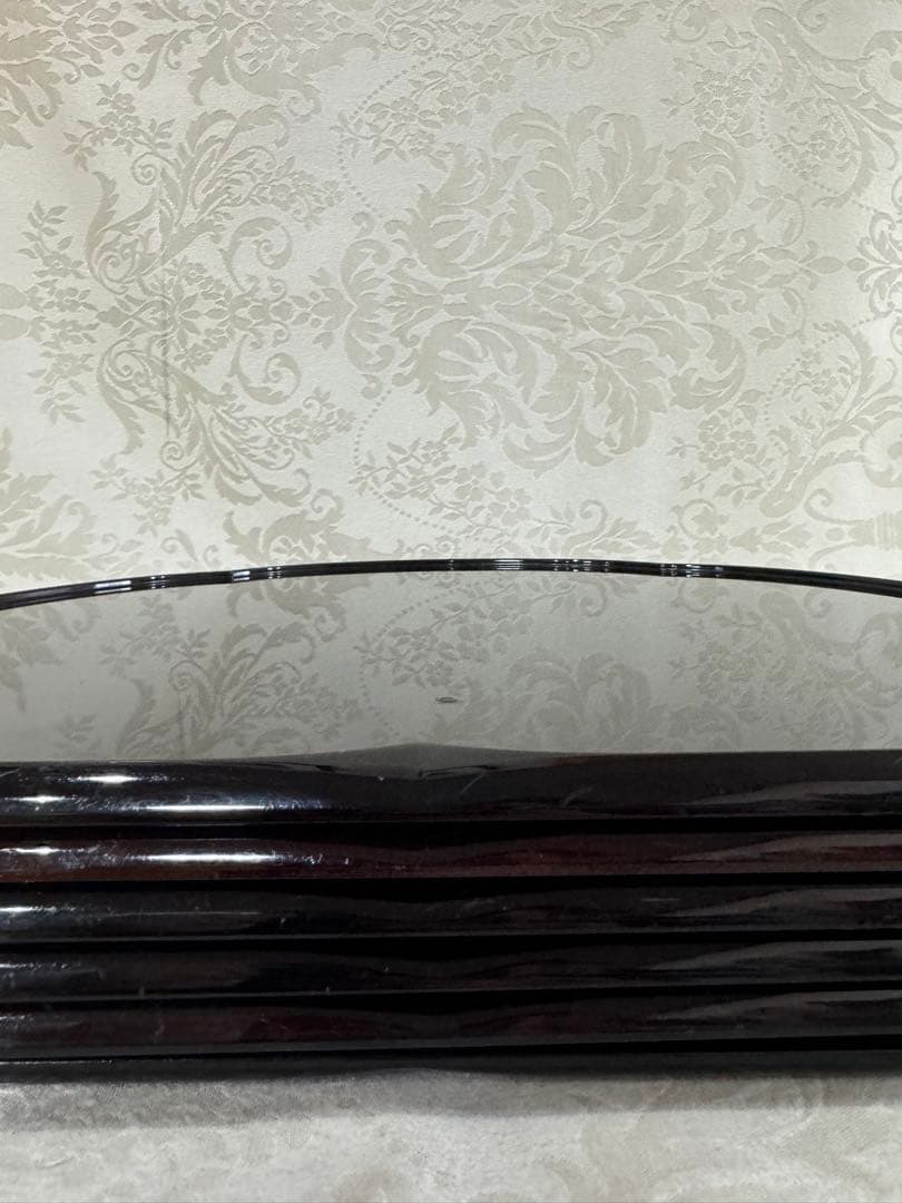 【ほぼ美品】懐石盆　半月盆　縁起の良い梅の花型　リバーシブル12枚セット