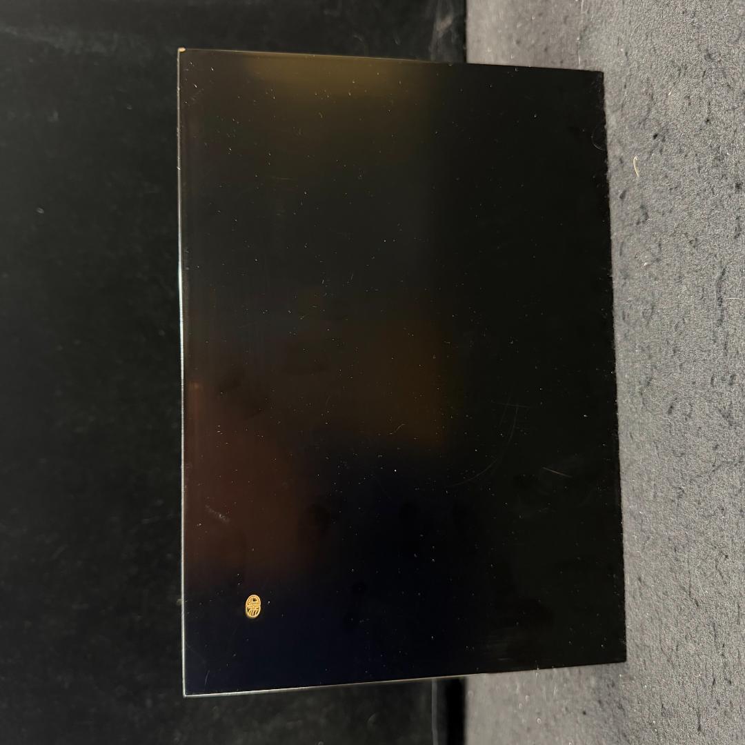 硯箱 平安 象彦 蒔絵 象嵌 硯 水滴 書道具　唐子紋