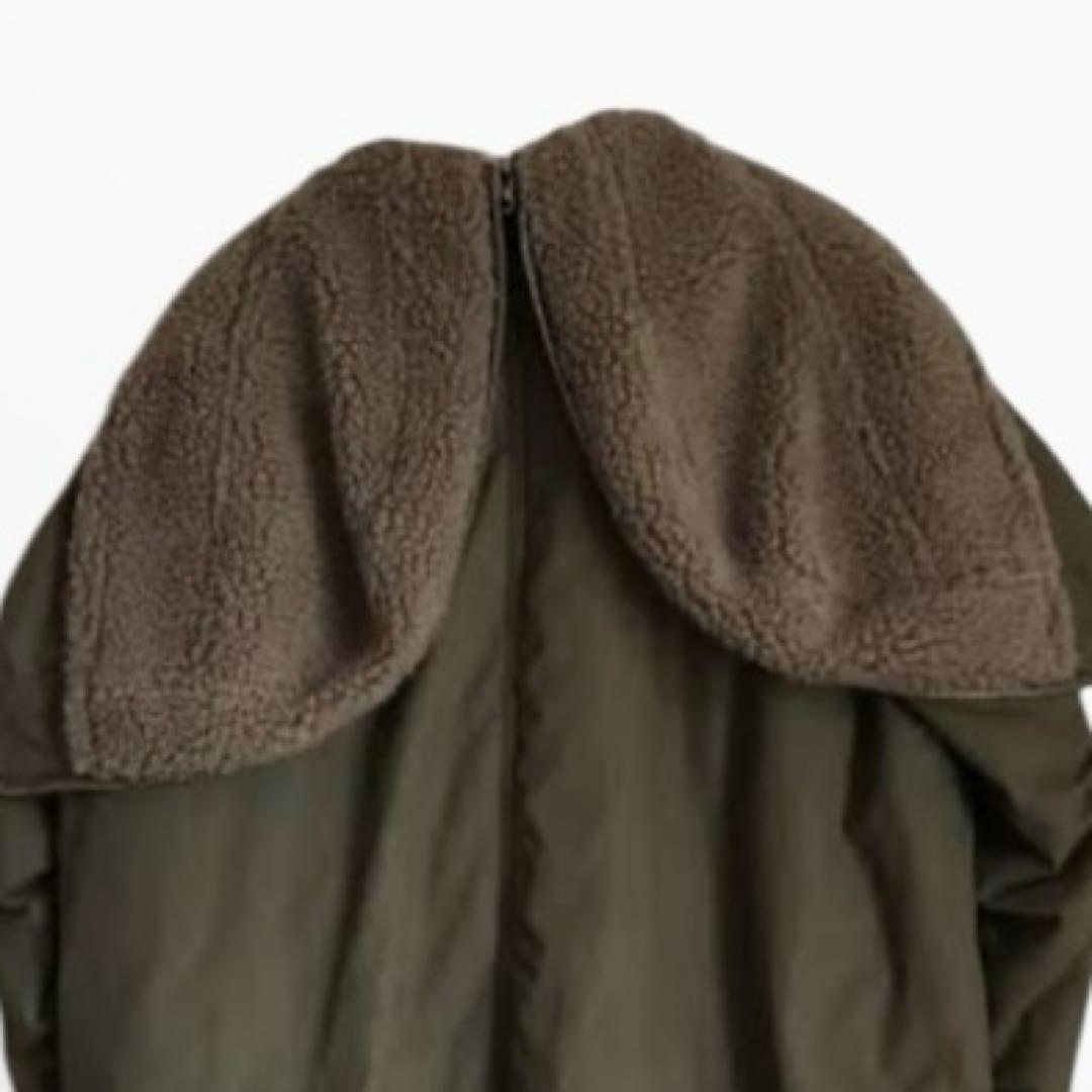 新品✨定価4.2万 エトレ　ミニタリーコート ボアベスト付き ゆったりしたS