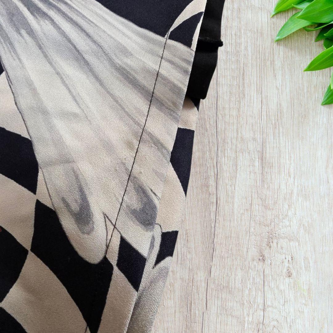 重宗玉緒 コラボ ワンピース 着物 鳩 冬 和装 和服 カジュアル 現代和装　袷