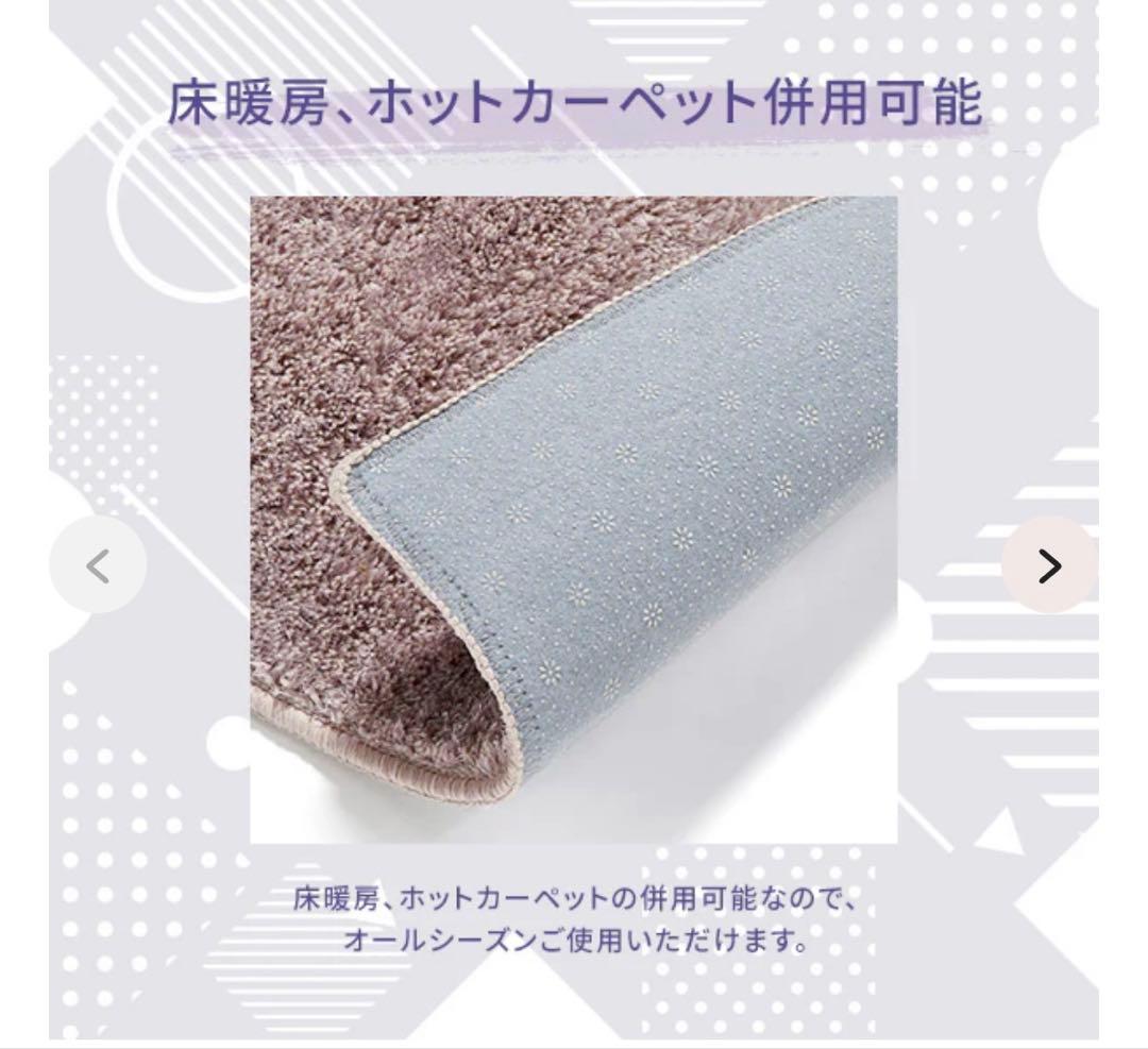 Francfrancウォッシャブルカステラグ M シルバー2000×1400