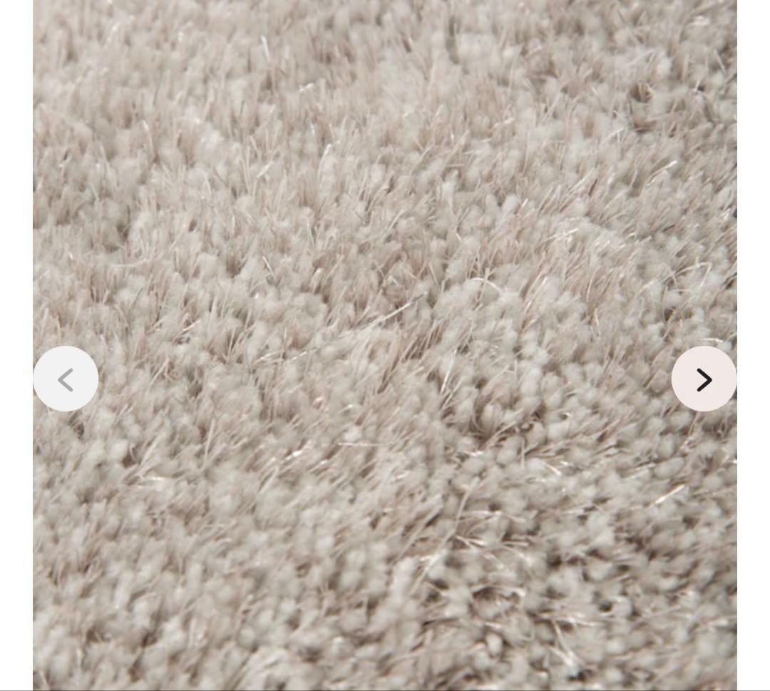 Francfrancウォッシャブルカステラグ M シルバー2000×1400