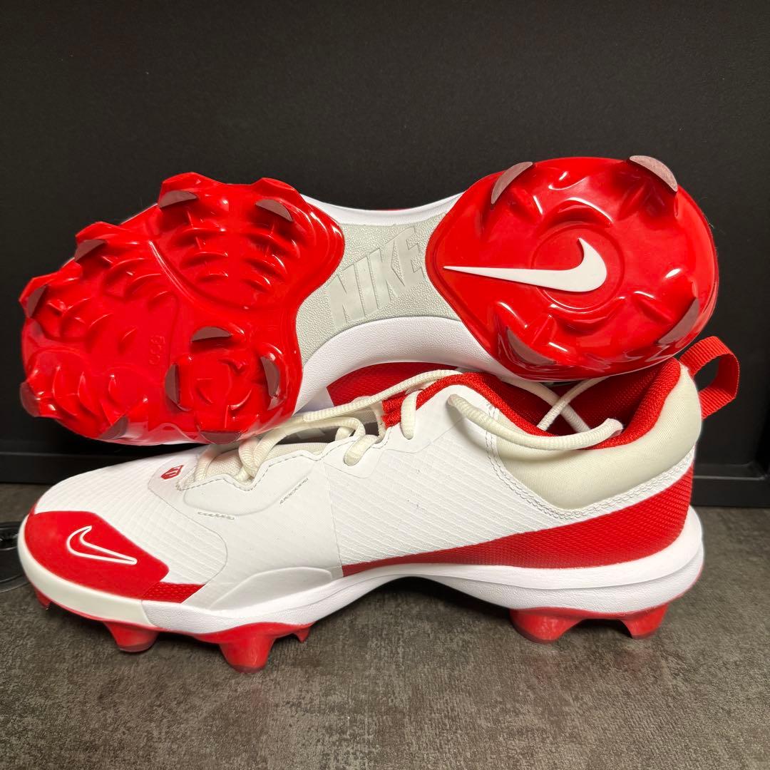 NIKE Trout フォーストラウト ホワイト レッド 野球 ポイントスパイク