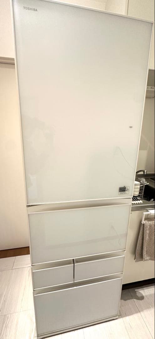 【良品】 TOSHIBA GR-H43GXVL(ZW)冷蔵庫 426L 5ドア