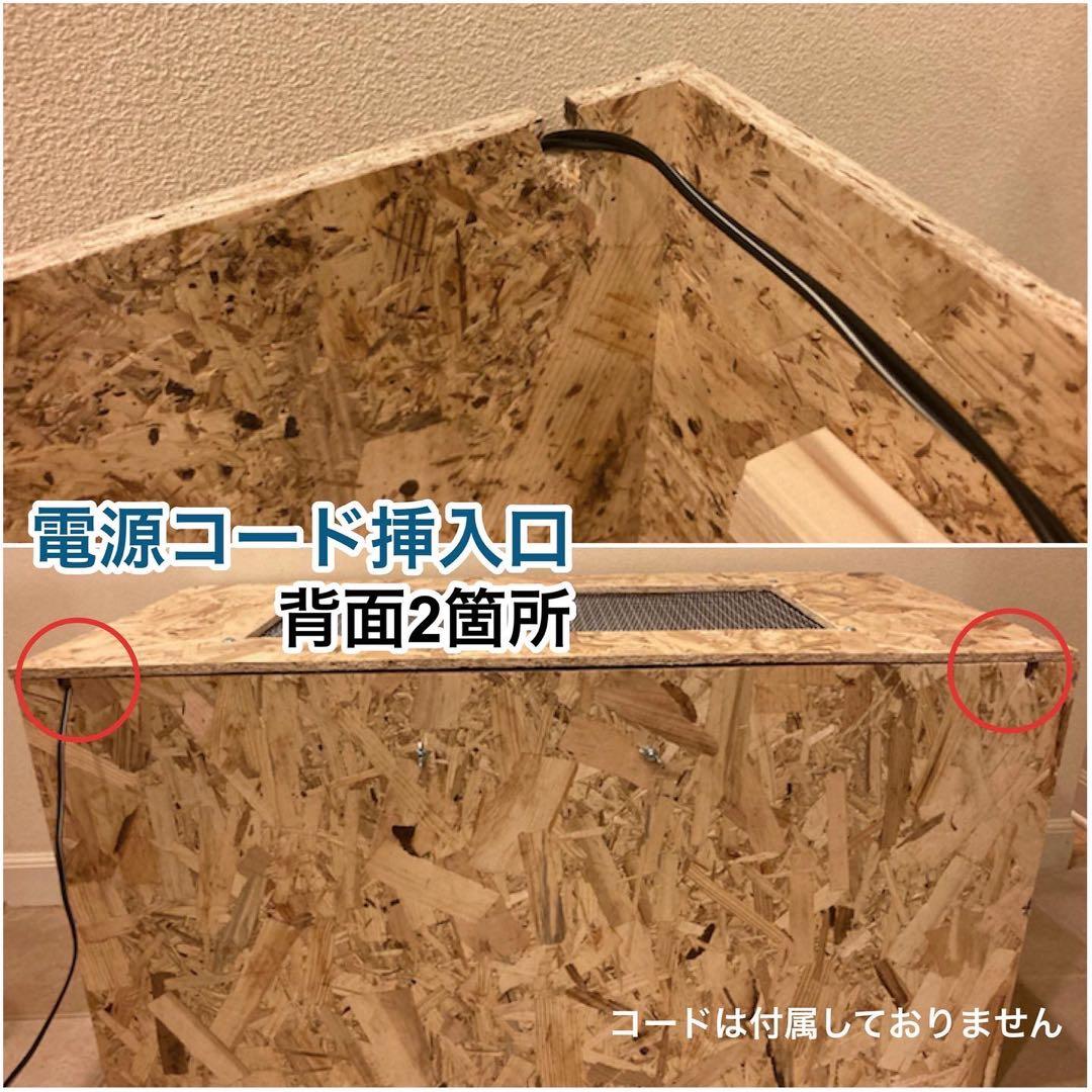 爬虫類ケージ　木製ケージ　 フトアゴ　ハリネズミ フルオプション送料込み